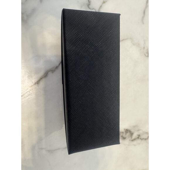 Prada Black Saffiano Sunglasses Case w/ New Cleaning Cloth & Booklet Replacement - Picture 7 of 14